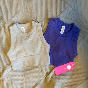 Yogalicious Kids Tank Tops - Gray and Blue